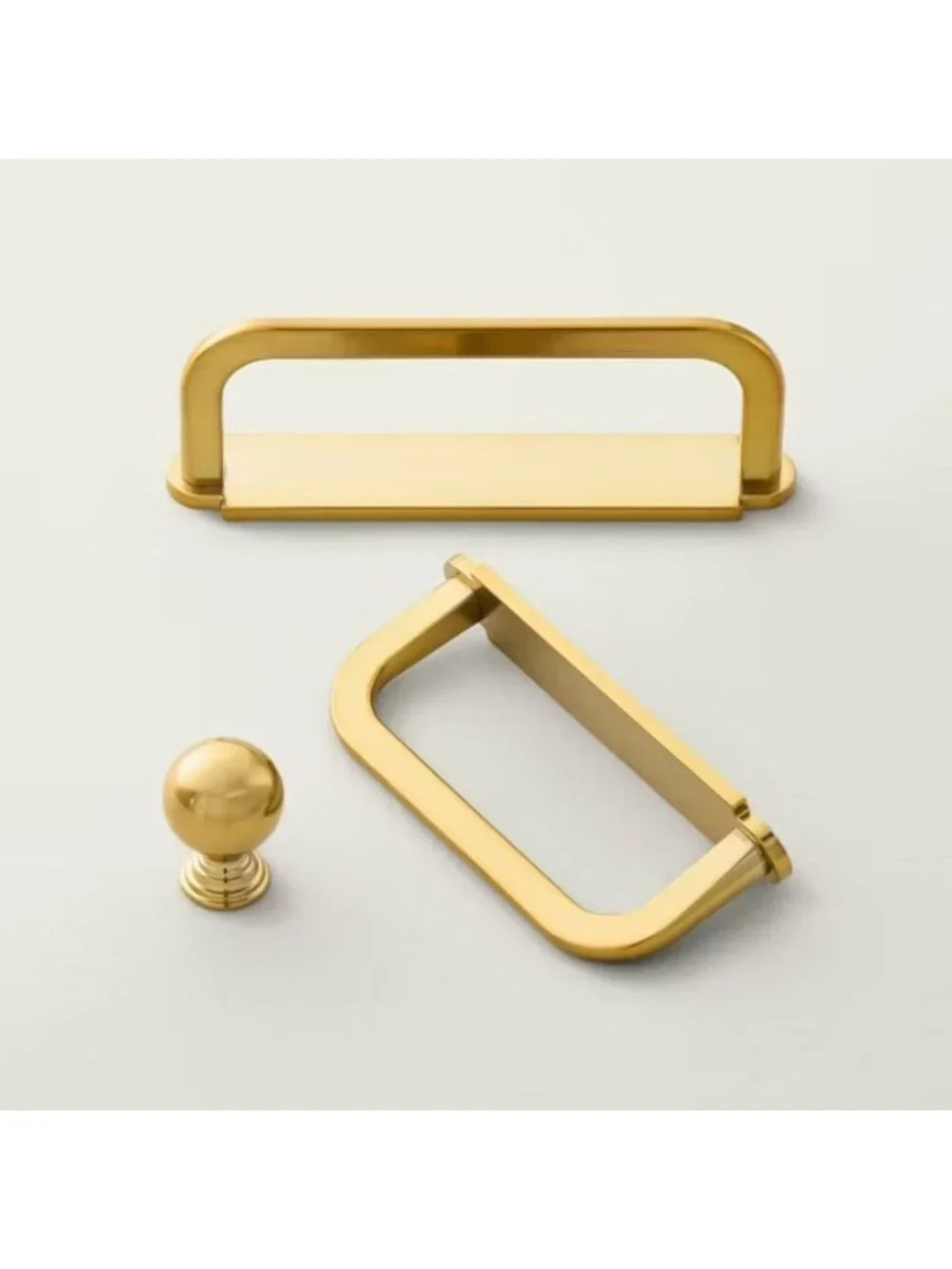 NIP Target 2-Per Pack Drawer Pulls Brass Finish Mounting Hardware Included 3.75